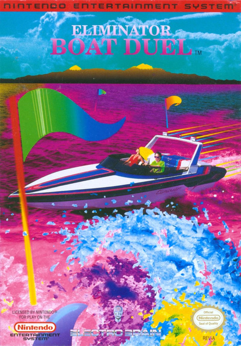 Eliminator Boat Duel’s cover art alone makes it worthy of a comeback.